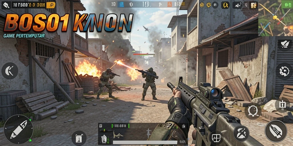 Gameplay seru dengan aksi tembak-menembak yang mendebarkan.