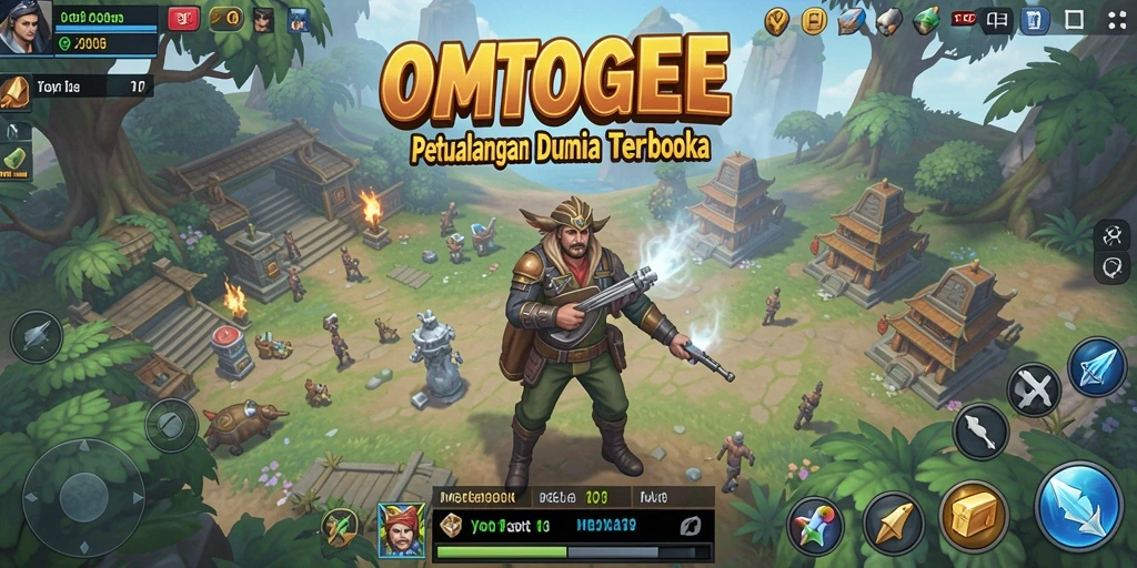 Tampilan gameplay OMTOGEL yang menakjubkan di dunia terbuka.