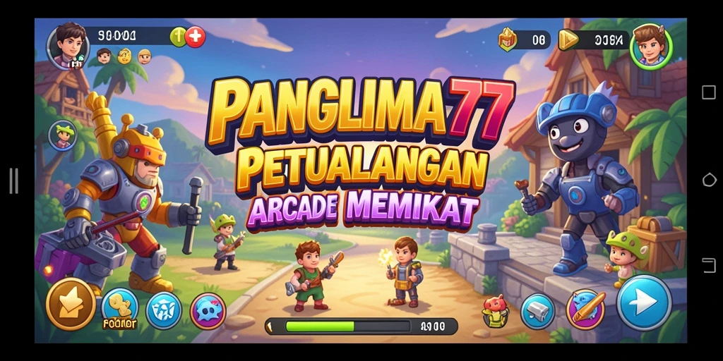 Screenshot menunjukkan gameplay seru dan penuh aksi dari PANGLIMA77.
