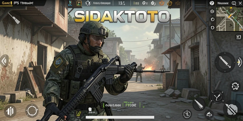 Tampilan gameplay seru di <strong>SIDAKTOTO</strong> dengan aksi tembak-menembak intens.