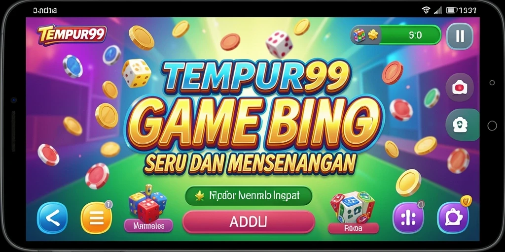 Tampilan gameplay seru dan interaktif dalam TEMPUR99.